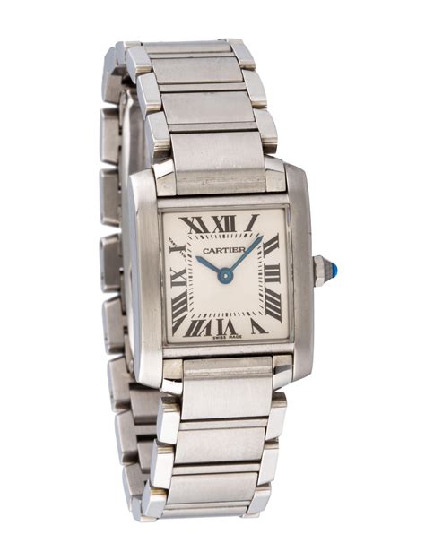 montre cartier tank americaine homme|cartier tank française watch.